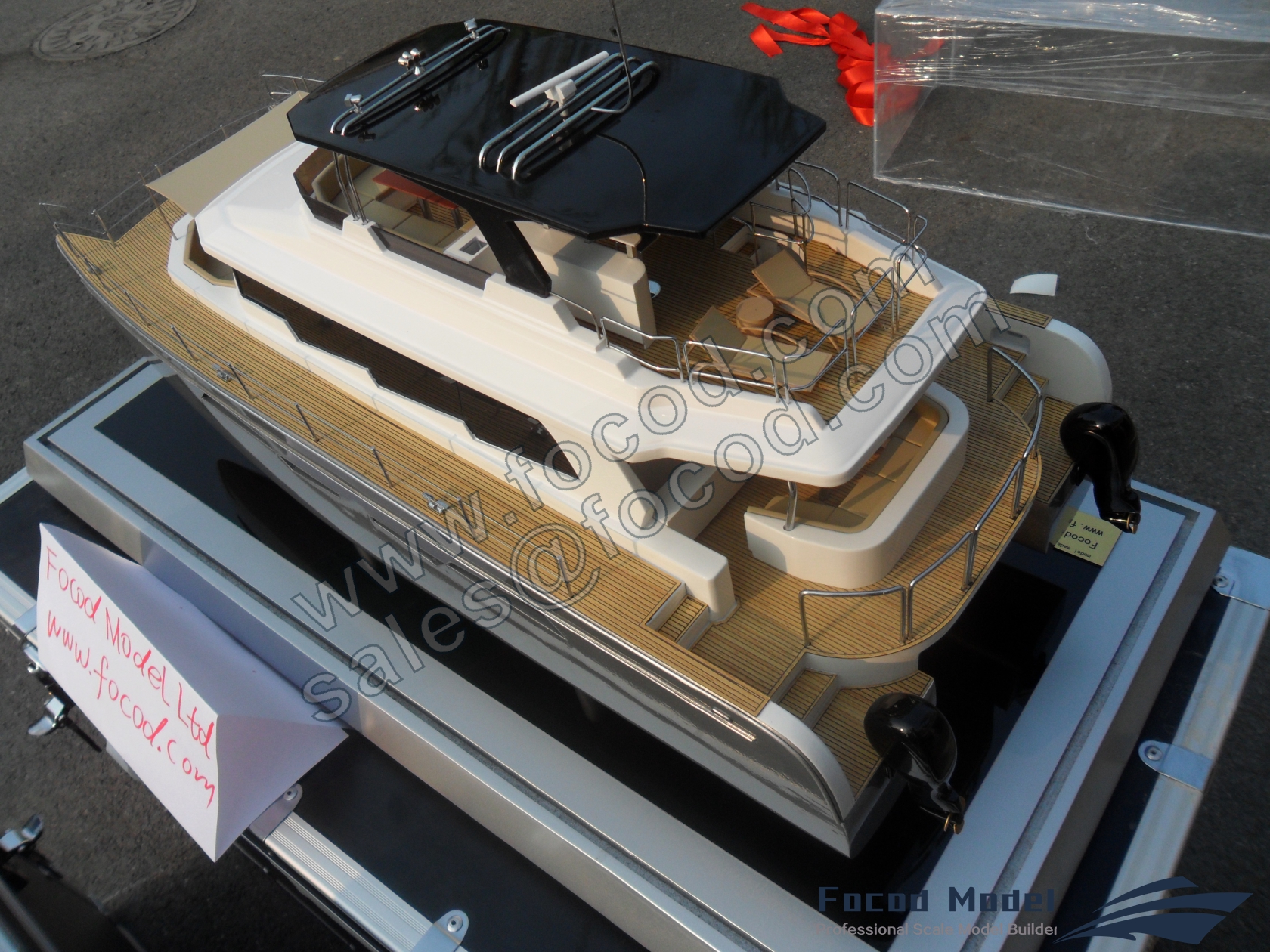 custom made model of 60ft catamaran yacht